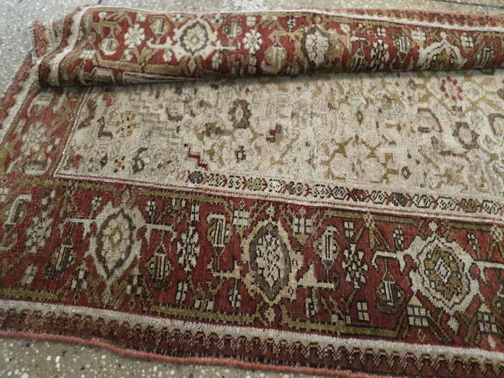 Antique Persian Bidjar Long Runner, No.23207 - Gss