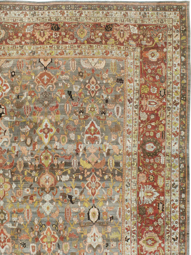 Antique Persian Bidjar Carpet, No.23213 - Gss