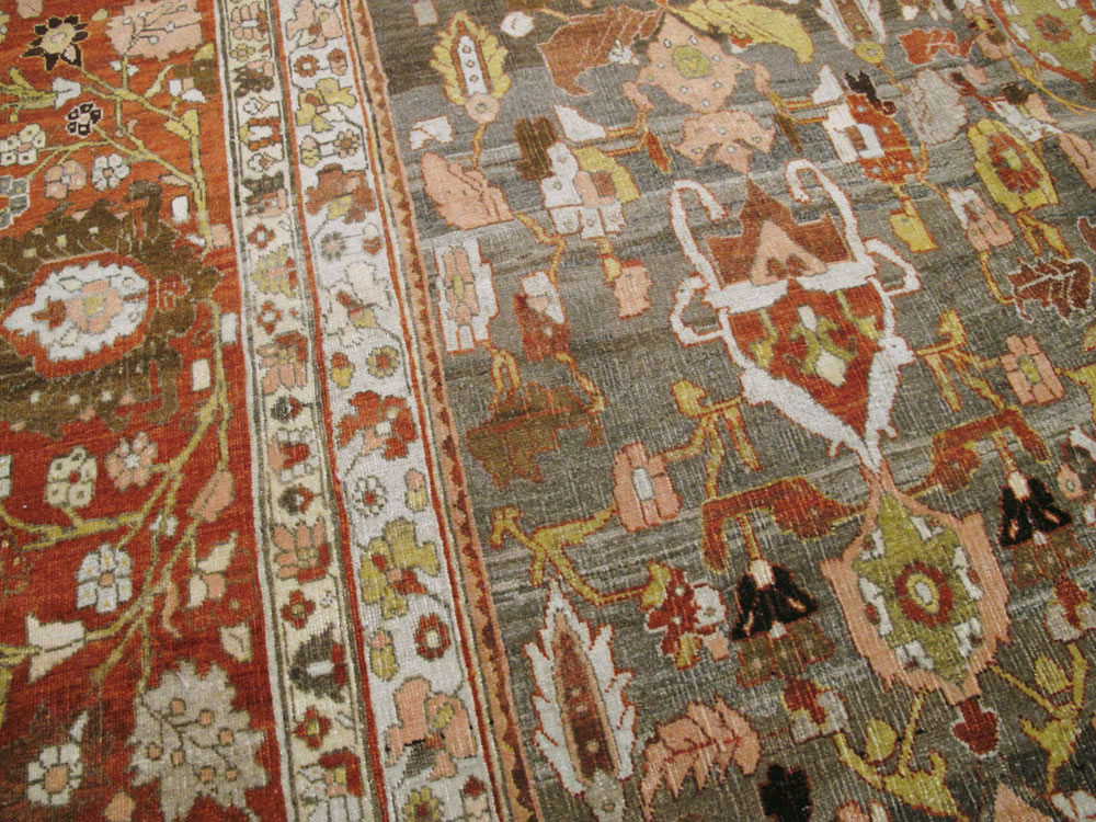 Antique Persian Bidjar Carpet, No.23213 - Gss