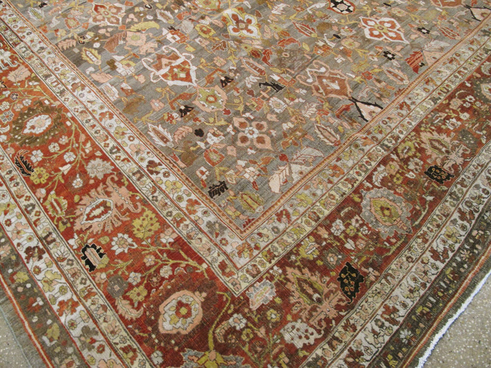 Antique Persian Bidjar Carpet, No.23213 - Gss