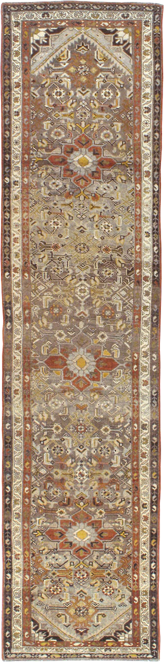 Vintage Persian Malayer Runner, No.23224 - Gss