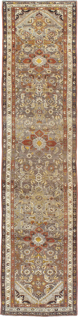 Vintage Persian Malayer Runner, No.23224 - Gss