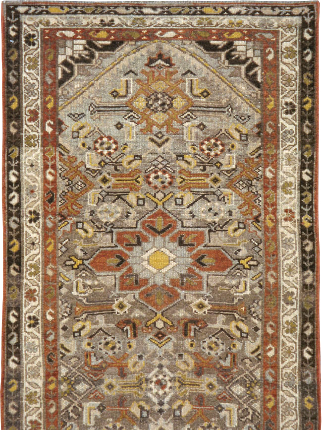 Vintage Persian Malayer Runner, No.23224 - Gss