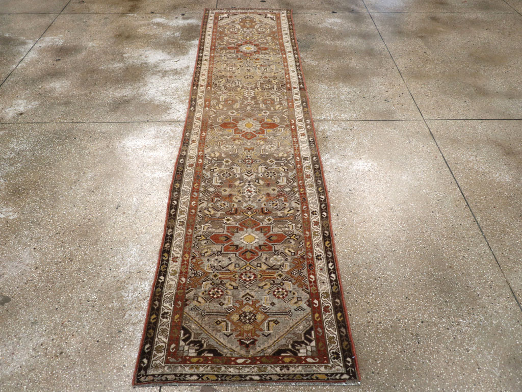 Vintage Persian Malayer Runner, No.23224 - Gss