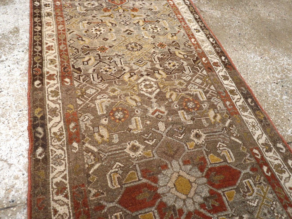 Vintage Persian Malayer Runner, No.23224 - Gss