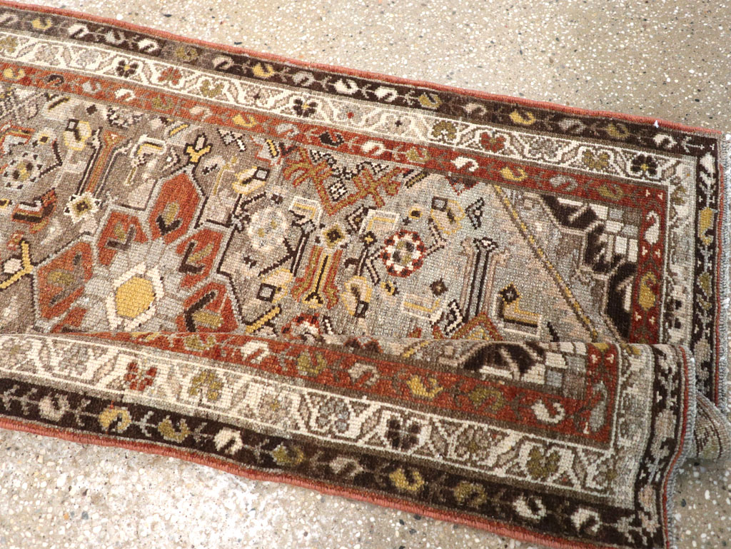 Vintage Persian Malayer Runner, No.23224 - Gss