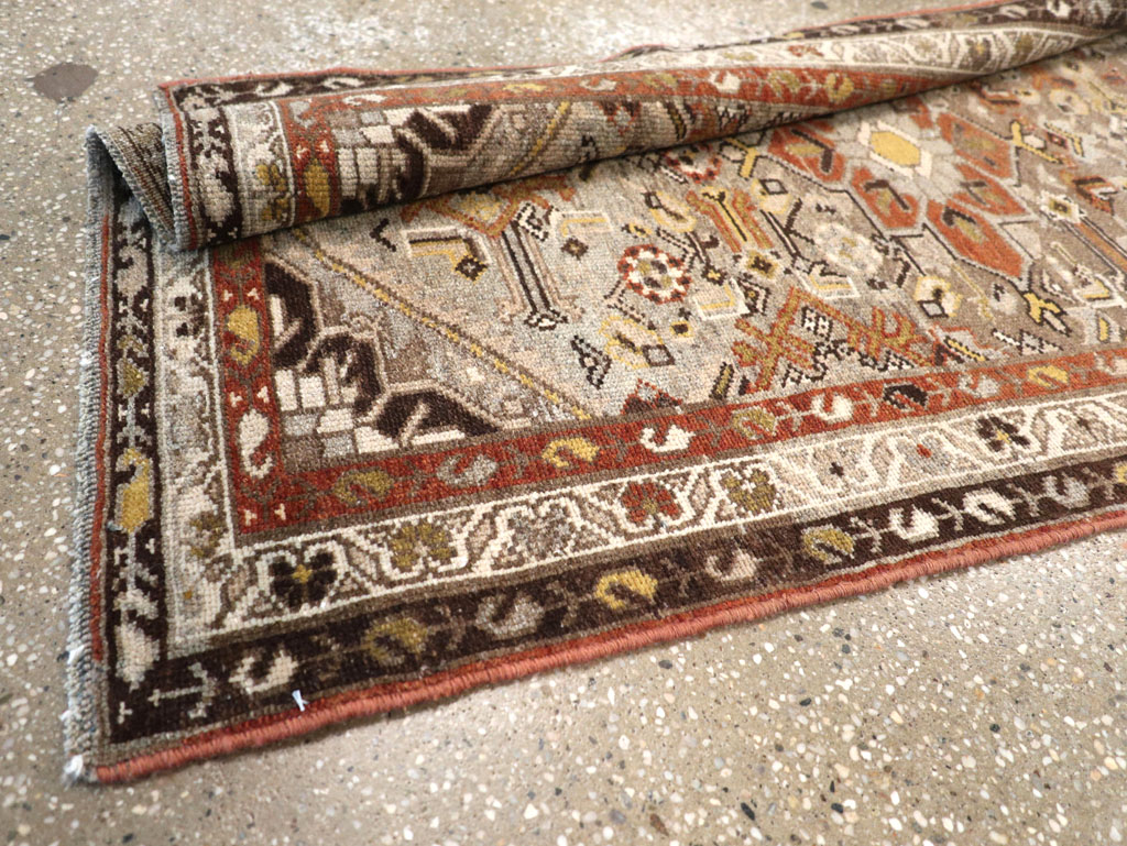 Vintage Persian Malayer Runner, No.23224 - Gss