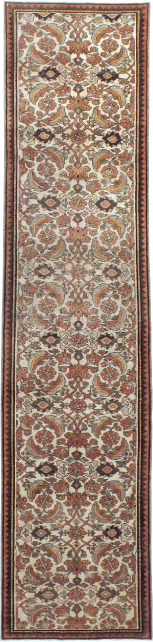 Vintage Persian Malayer Runner, No.23233 - Gss