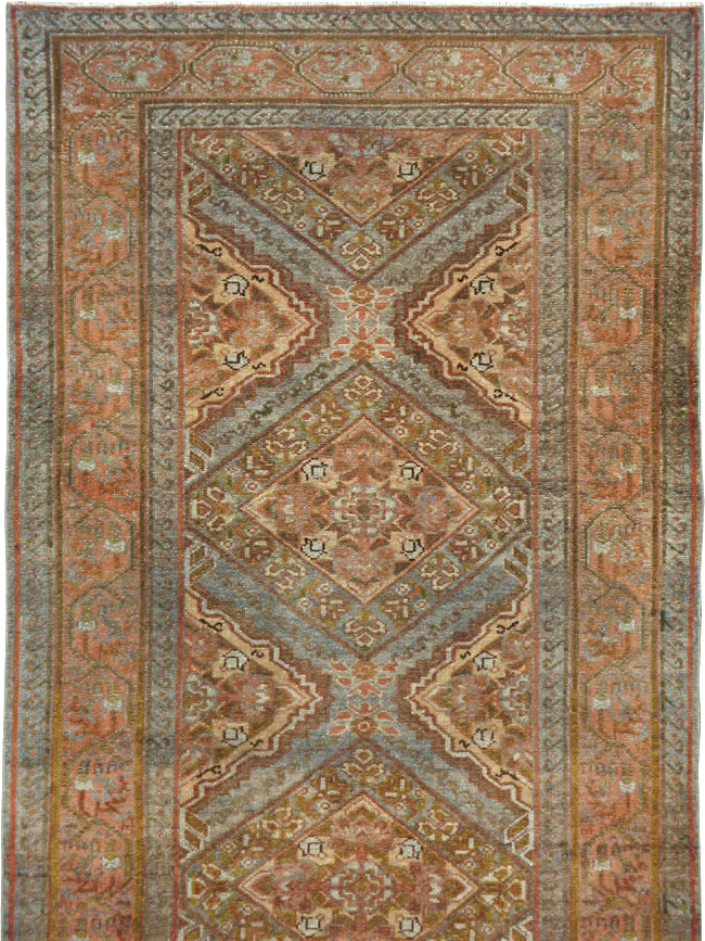 Vintage Persian Malayer Runner, No.23234 - Gss