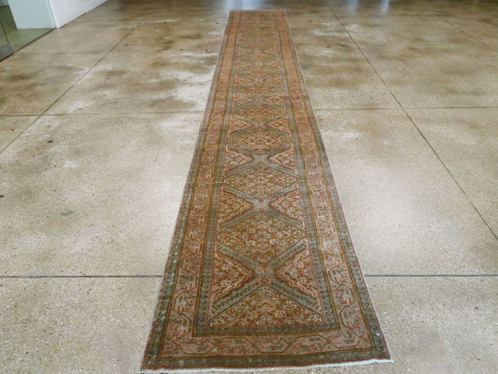 Vintage Persian Malayer Runner, No.23234 - Gss