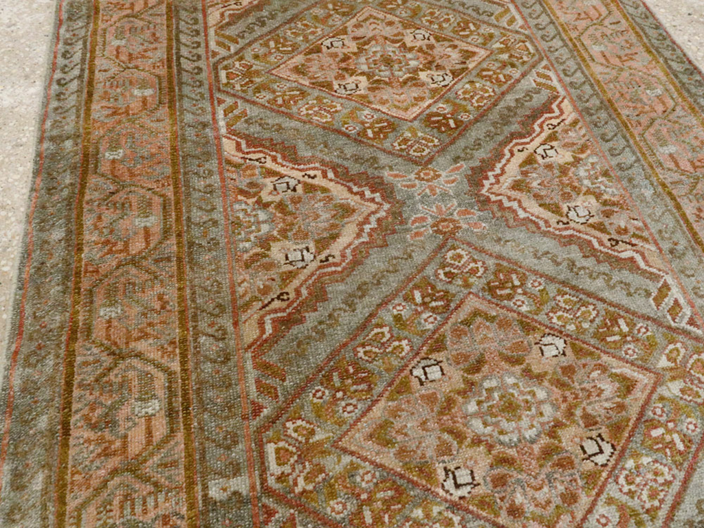 Vintage Persian Malayer Runner, No.23234 - Gss