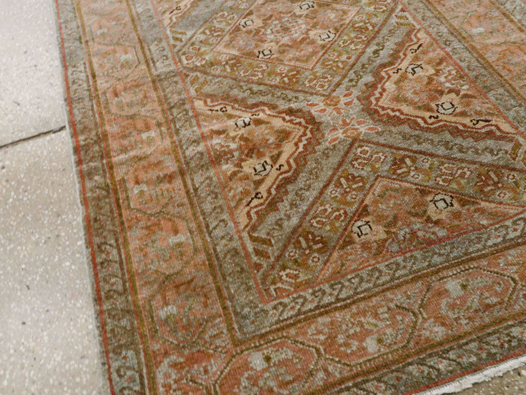 Vintage Persian Malayer Runner, No.23234 - Gss