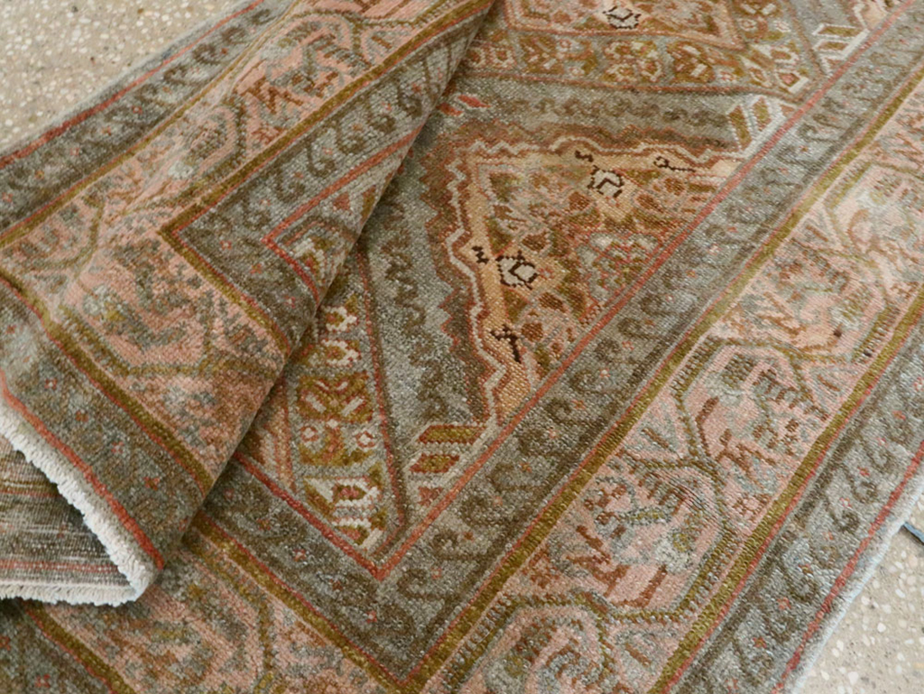 Vintage Persian Malayer Runner, No.23234 - Gss