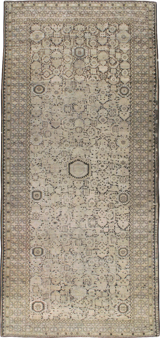 Antique Afghan Beshir Carpet, No.23236 - Gss