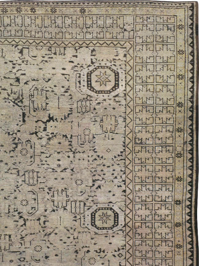 Antique Afghan Beshir Carpet, No.23236 - Gss