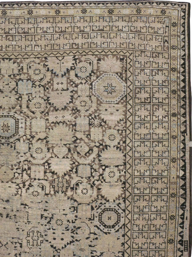 Antique Afghan Beshir Carpet, No.23236 - Gss