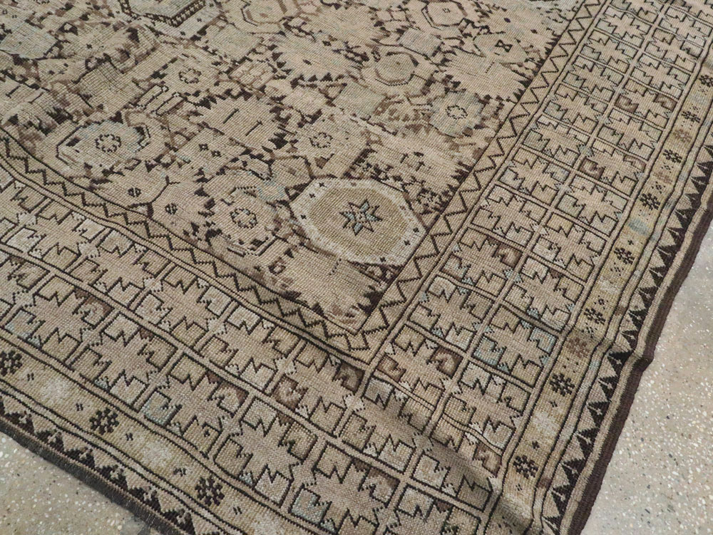 Antique Afghan Beshir Carpet, No.23236 - Gss