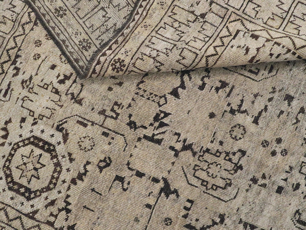 Antique Afghan Beshir Carpet, No.23236 - Gss