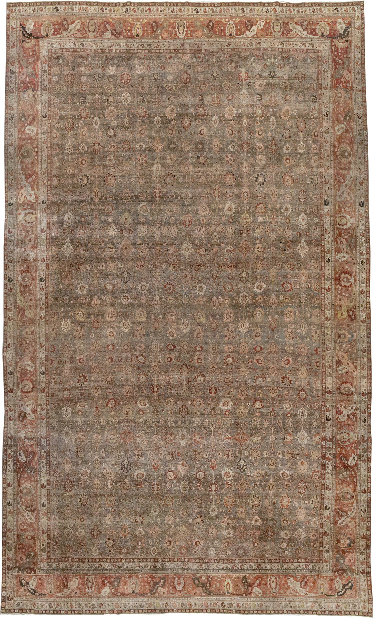 Antique Persian Bidjar Oversize Carpet, No.23237 - Gss