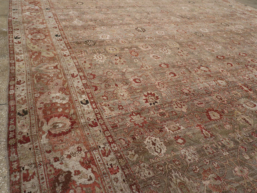 Antique Persian Bidjar Oversize Carpet, No.23237 - Gss