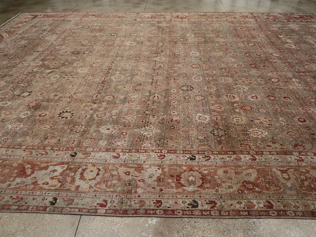 Antique Persian Bidjar Oversize Carpet, No.23237 - Gss