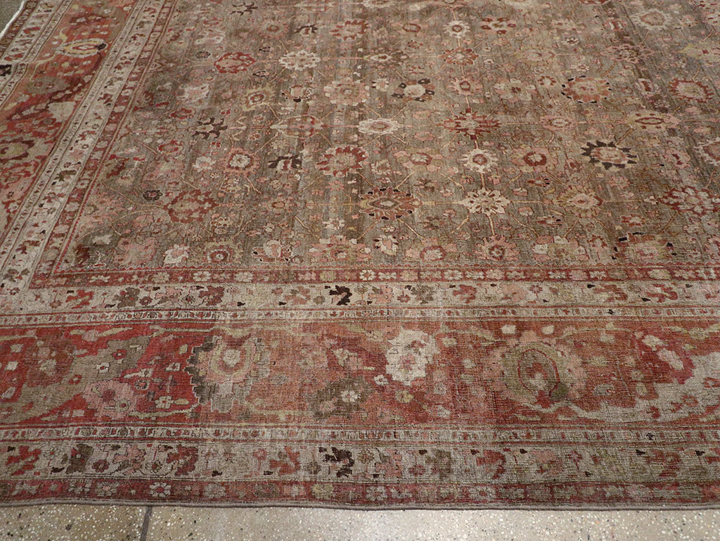 Antique Persian Bidjar Oversize Carpet, No.23237 - Gss