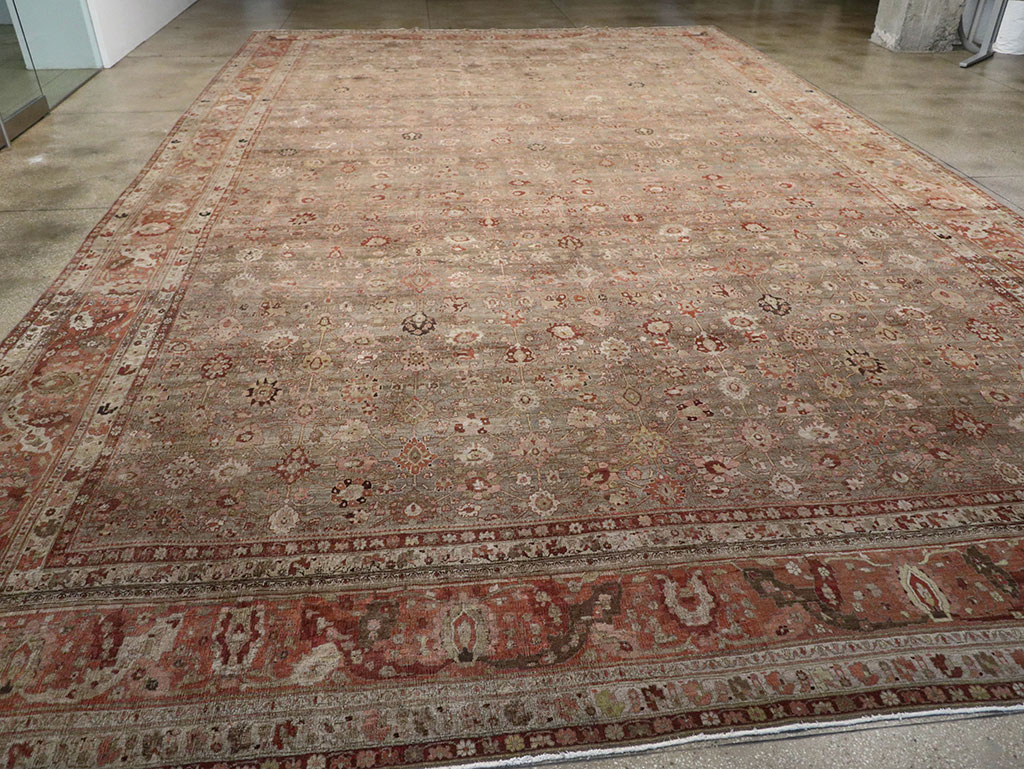 Antique Persian Bidjar Oversize Carpet, No.23237 - Gss