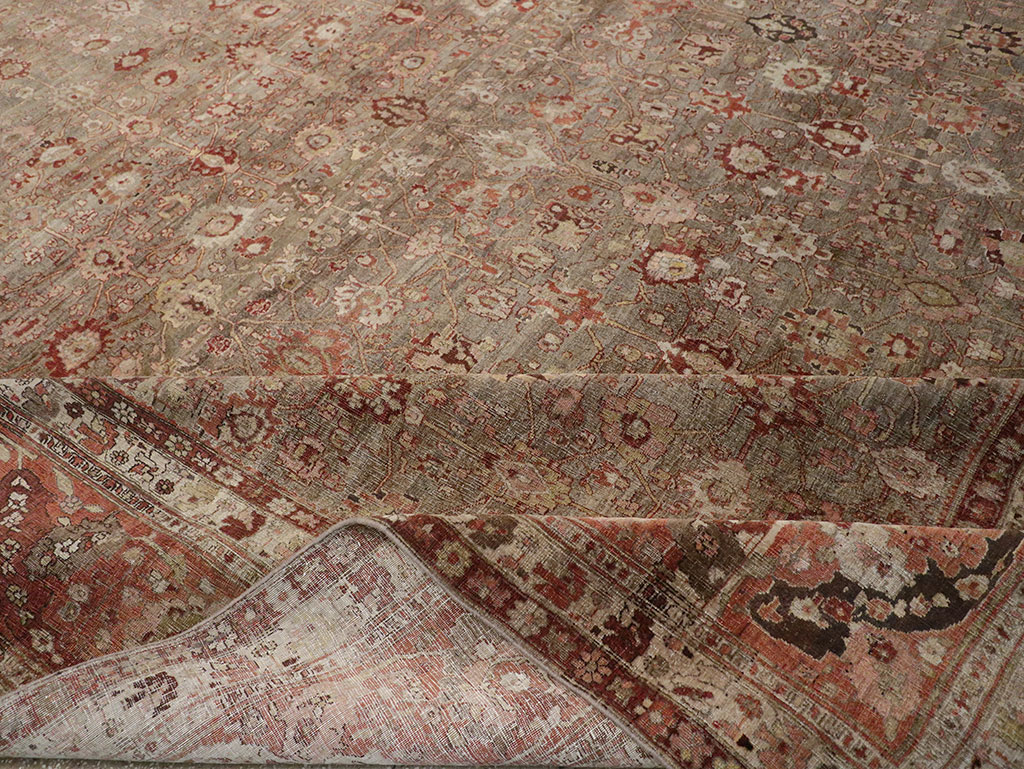 Antique Persian Bidjar Oversize Carpet, No.23237 - Gss