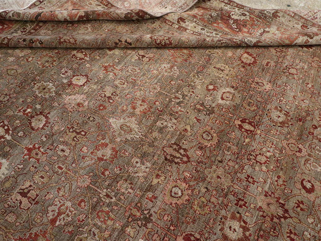 Antique Persian Bidjar Oversize Carpet, No.23237 - Gss