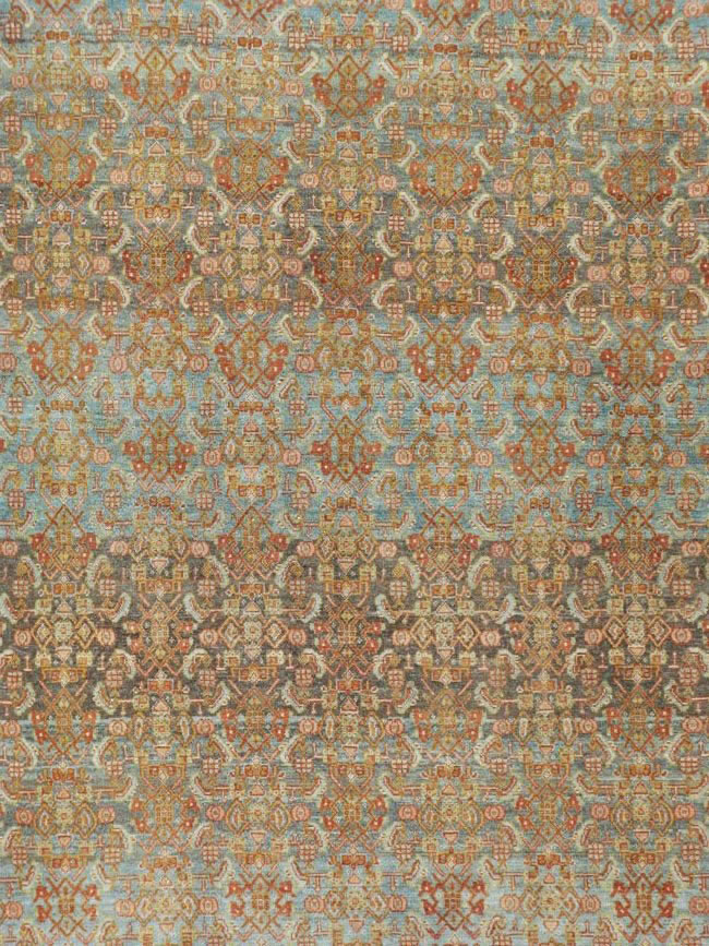 Antique Persian Senneh Carpet, No.23239 - Gss