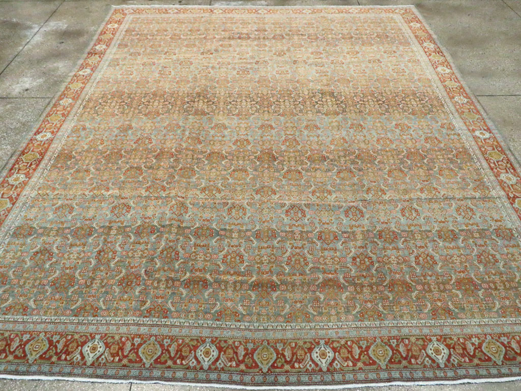 Antique Persian Senneh Carpet, No.23239 - Gss