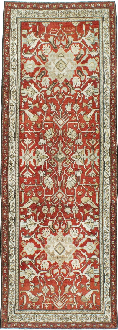 Vintage Persian Malayer Runner, No.23240 - Gss