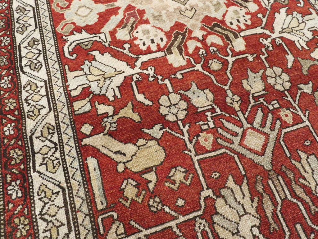 Vintage Persian Malayer Runner, No.23240 - Gss