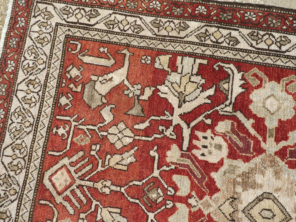 Vintage Persian Malayer Runner, No.23240 - Gss