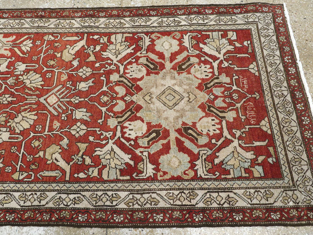 Vintage Persian Malayer Runner, No.23240 - Gss
