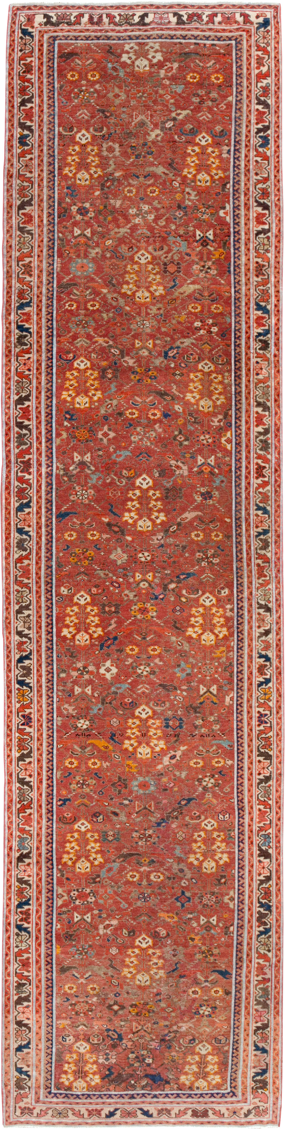 Antique Persian Malayer Runner, No.23252 - Gss