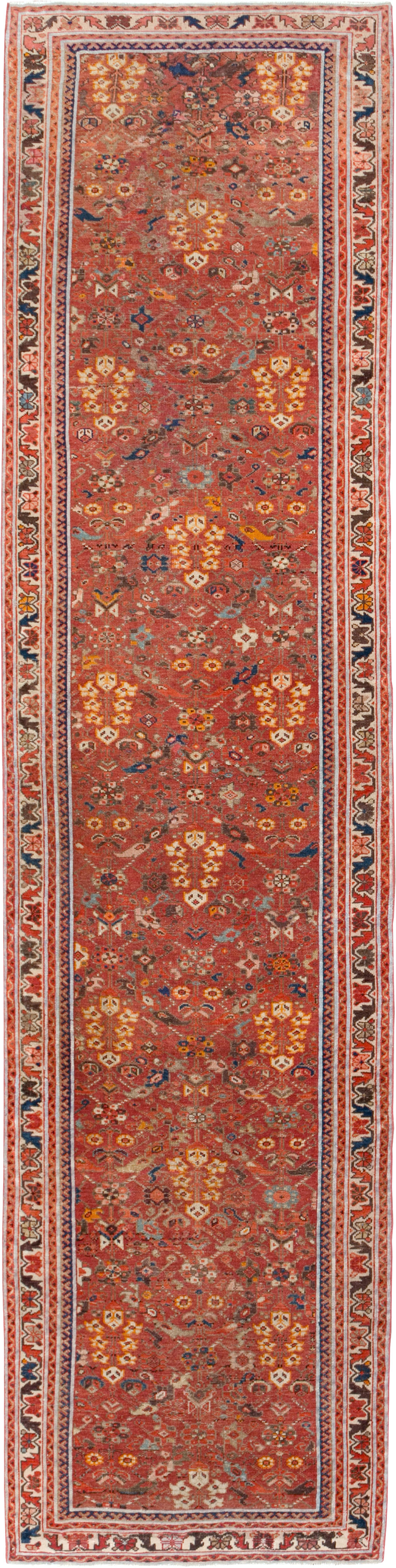 Antique Persian Malayer Runner, No.23252 - Gss