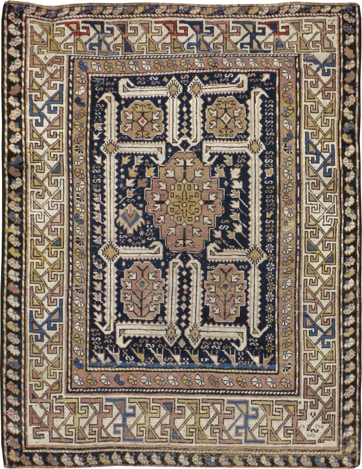 Antique Caucasian Shirvan Rug, No.23258 - Gss
