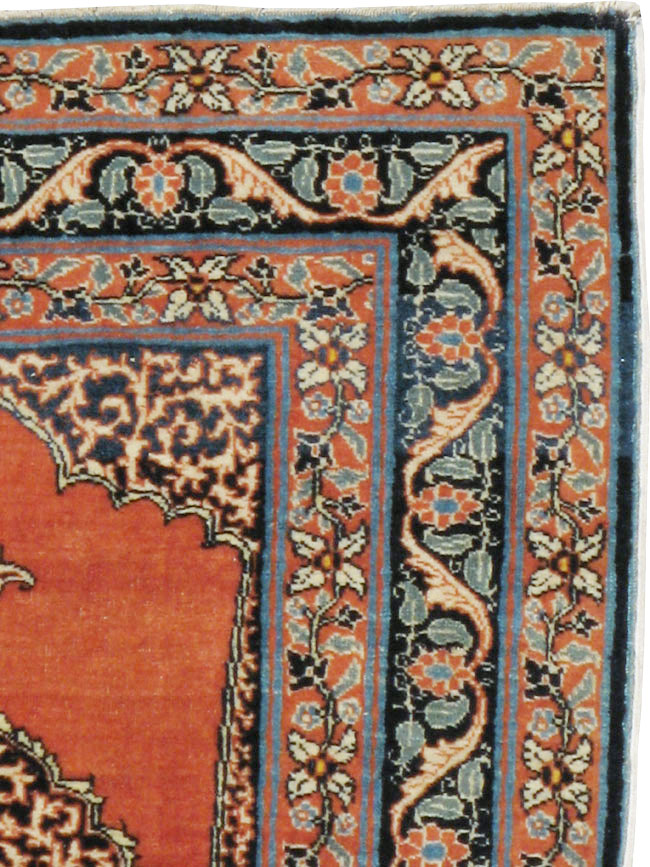 Antique Persian Tabriz Hagi Jalili Rug, No.23261 - Gss