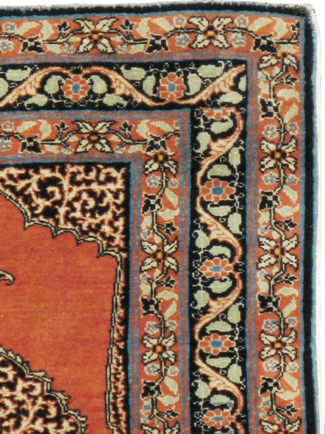 Antique Persian Tabriz Hagi Jalili Rug, No.23261 - Gss