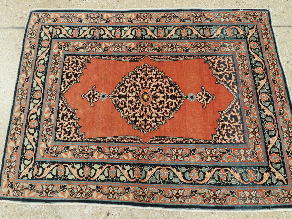 Antique Persian Tabriz Hagi Jalili Rug, No.23261 - Gss
