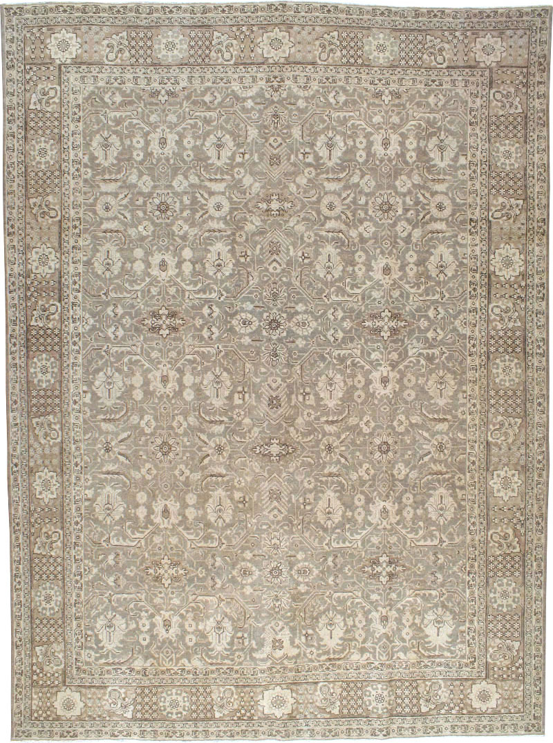Antique Persian Tabriz Carpet, No.23268 - Gss