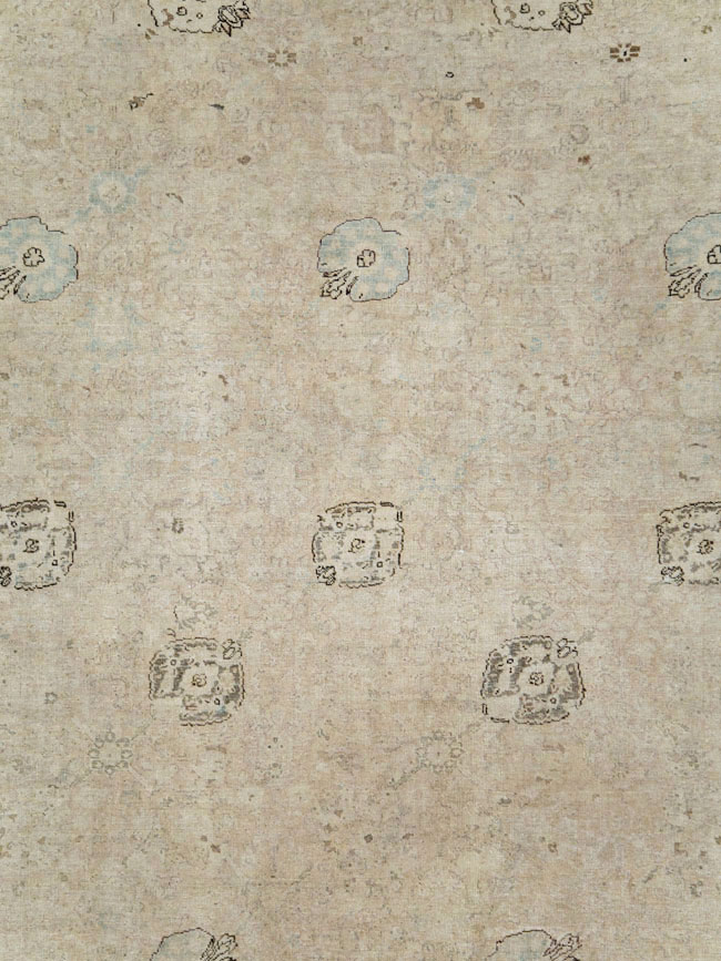 Antique Persian Tabriz Large Room Size Carpet, No.23283 - Gss