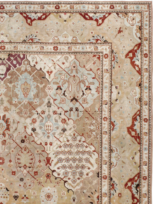 Antique Persian Tabriz Carpet, No.23284 - Gss