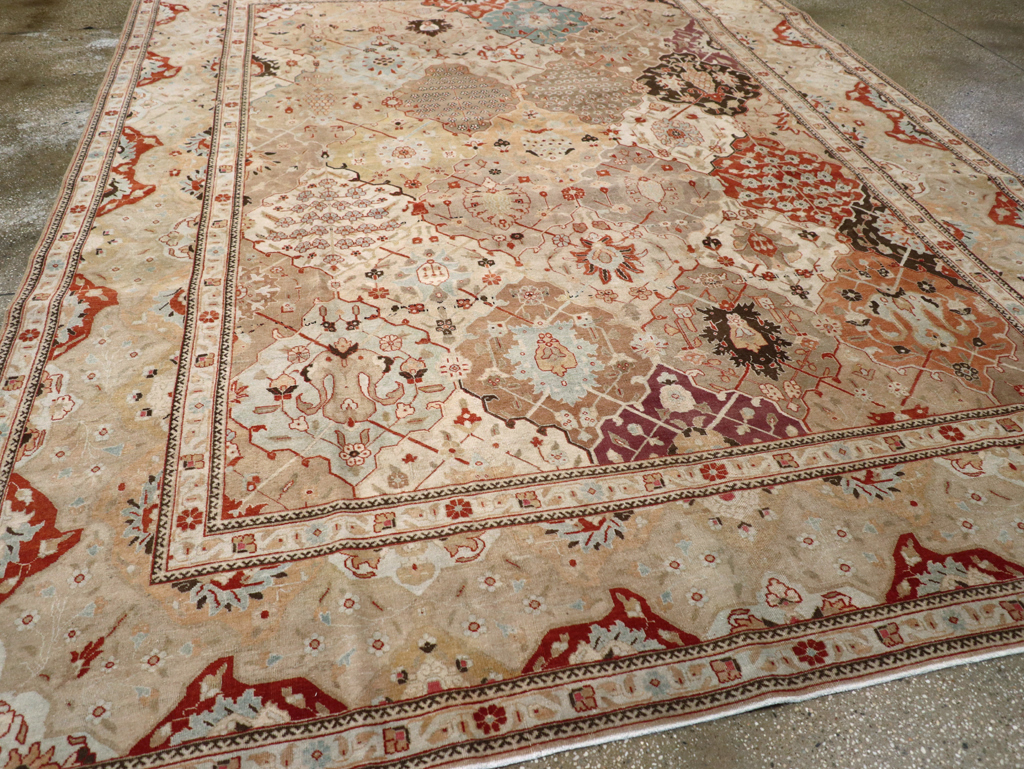 Antique Persian Tabriz Carpet, No.23284 - Gss