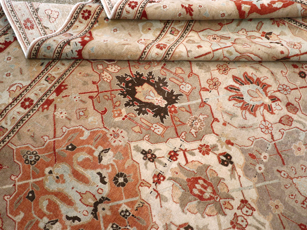 Antique Persian Tabriz Carpet, No.23284 - Gss