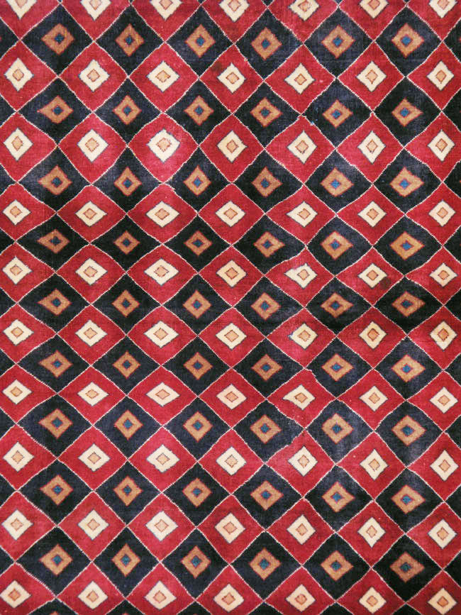 Vintage Persian Mashad Modernist Carpet, No.23285 - Gss