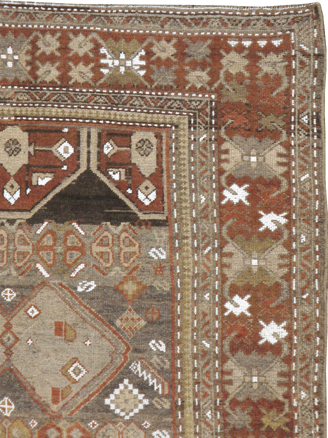 Antique Persian Kurdish Rug, No.23289 - Gss