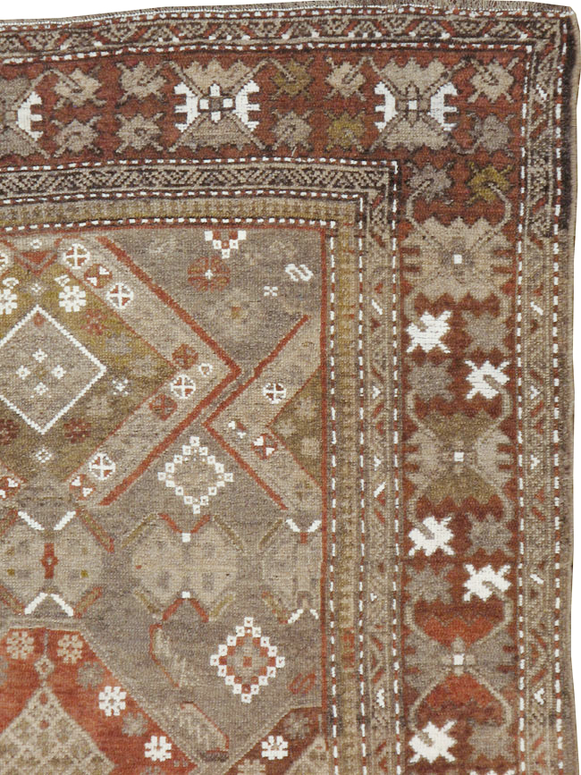 Antique Persian Kurdish Rug, No.23289 - Gss