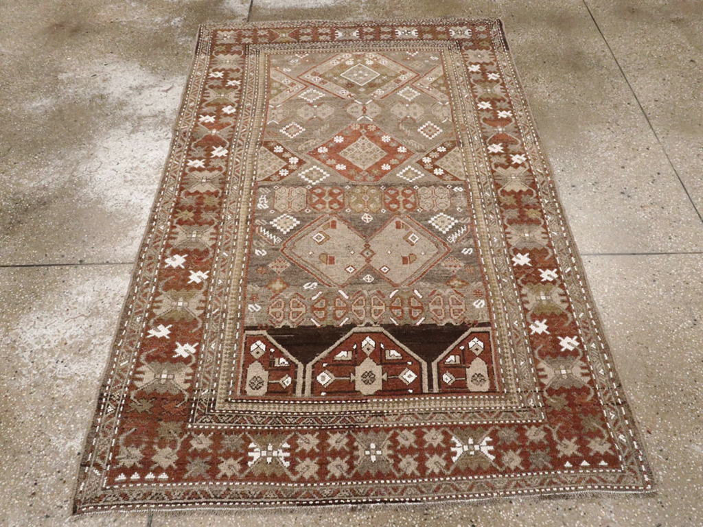 Antique Persian Kurdish Rug, No.23289 - Gss